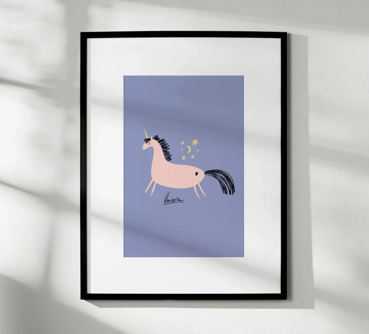 Unicorn Magic poster da Little Flourishes