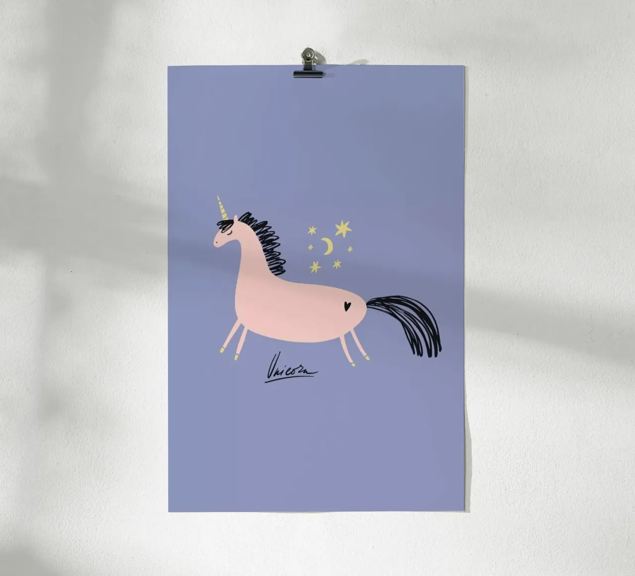 Unicorn Magic poster da Little Flourishes