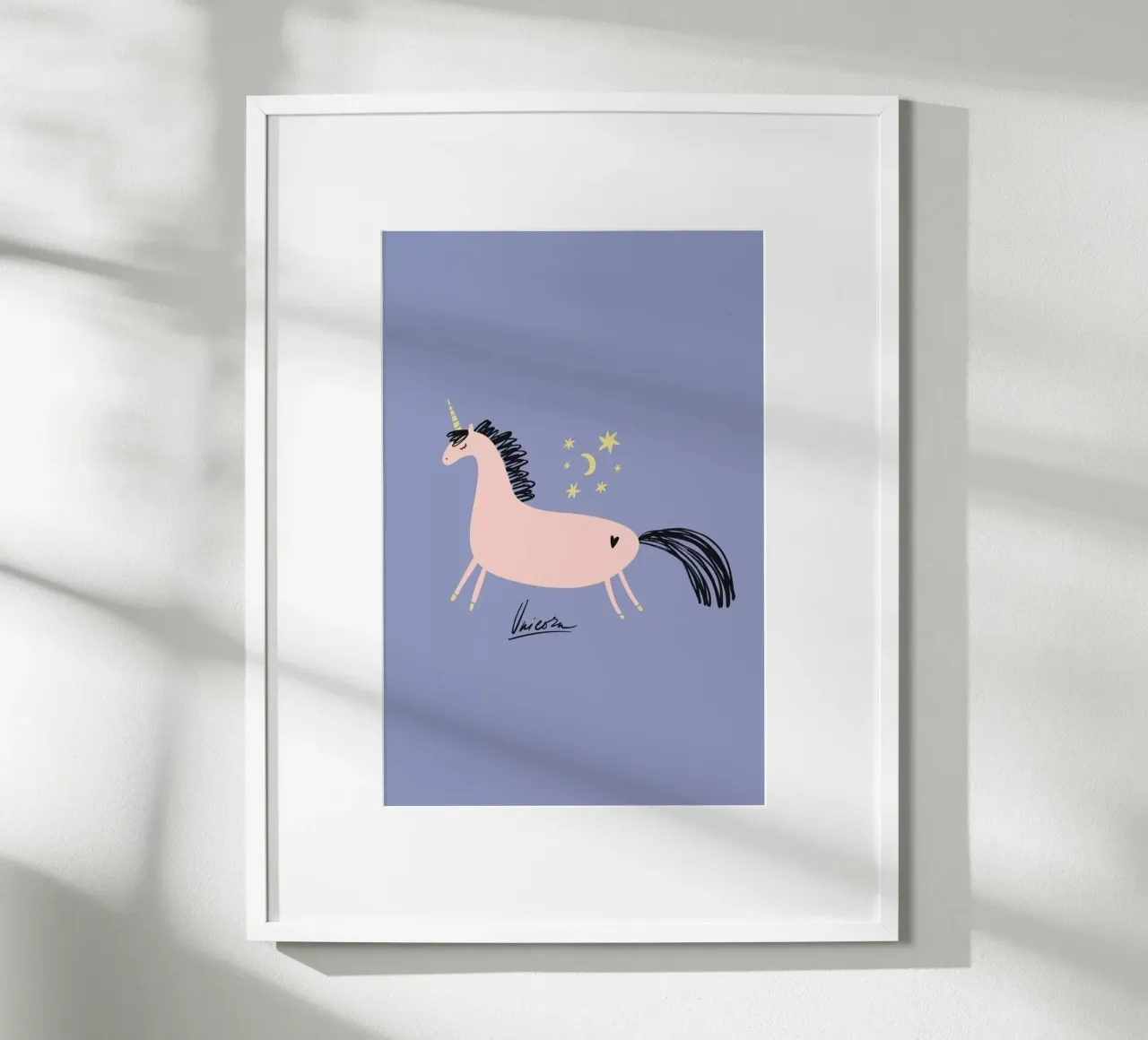 Unicorn Magic poster da Little Flourishes
