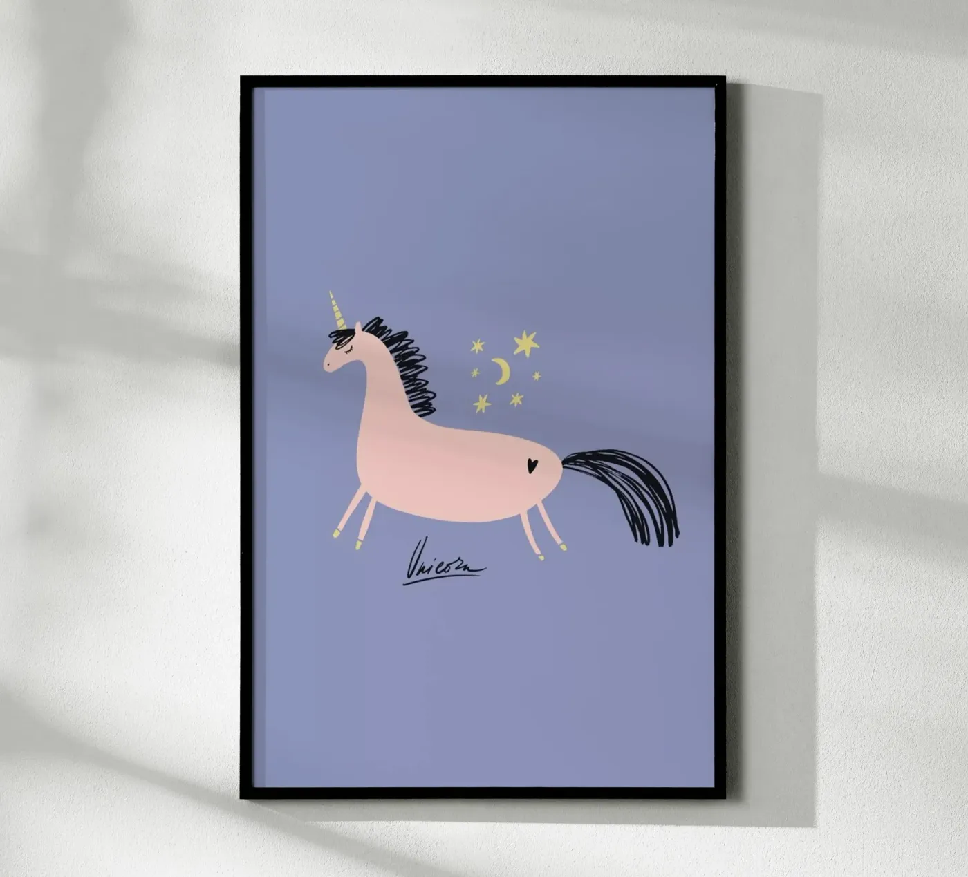 Unicorn Magic poster by Little Flourishes