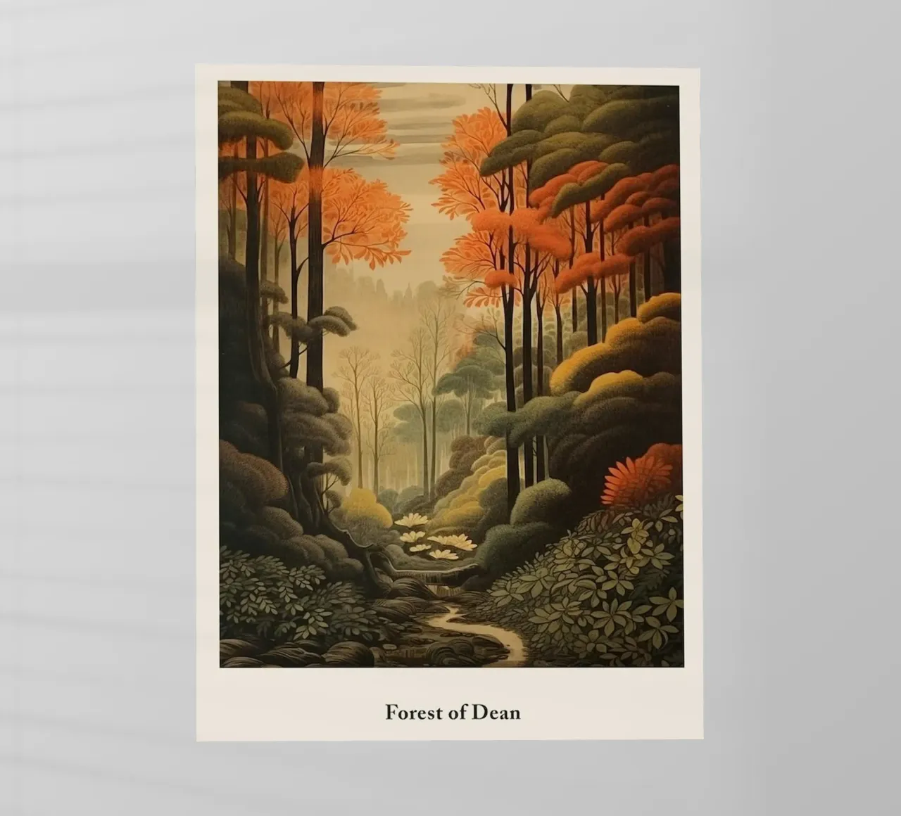 Forest of Dean pellicola backlit da Trending Art Company