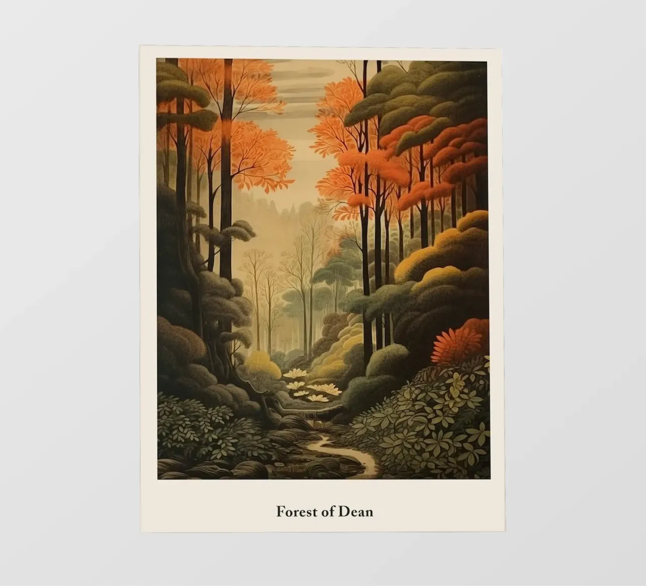 Forest of Dean pellicola backlit da Trending Art Company