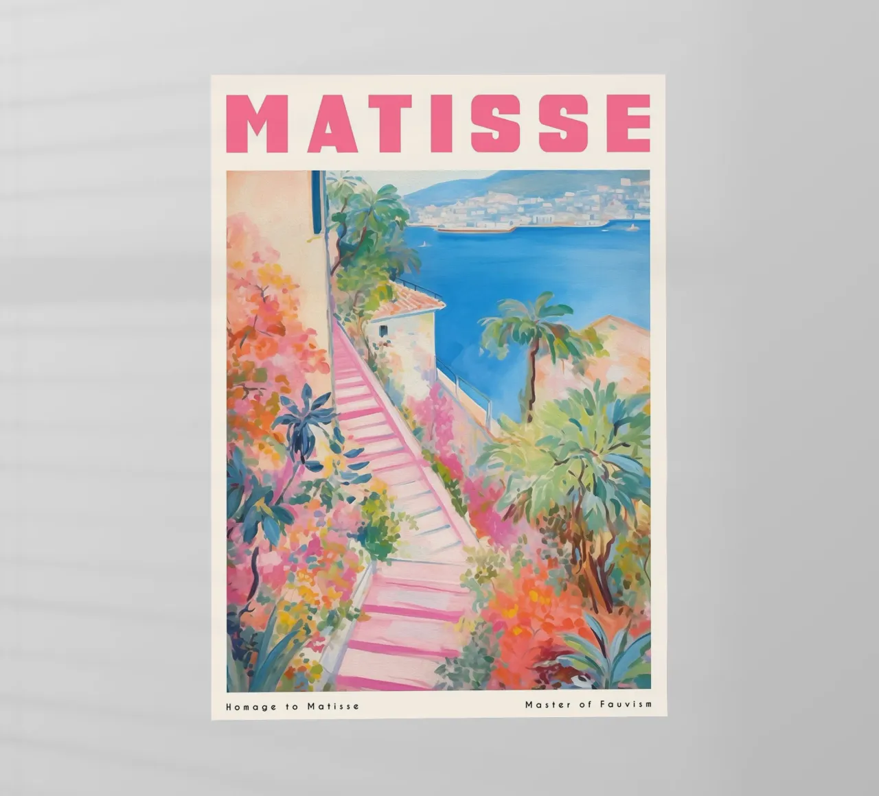 Matisse Mediterranean pellicola backlit da Trending Art Company