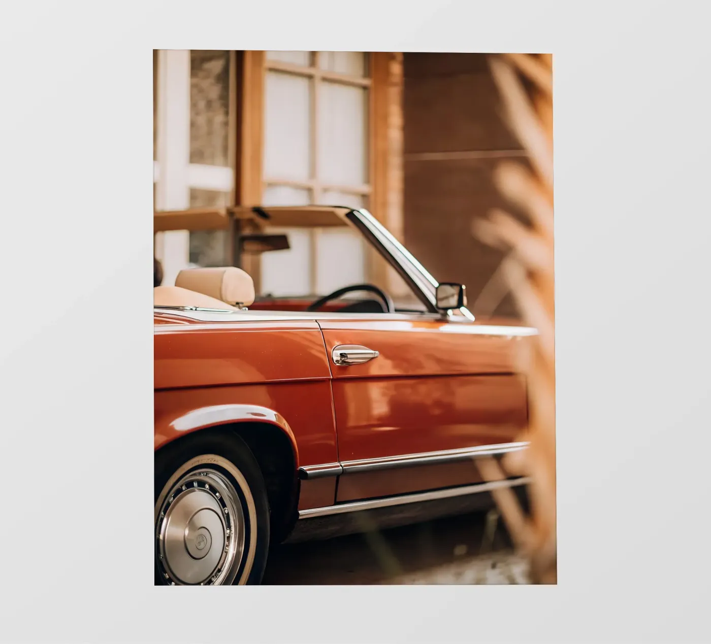 Red Classic Car PVC Plane von CAR EDITION