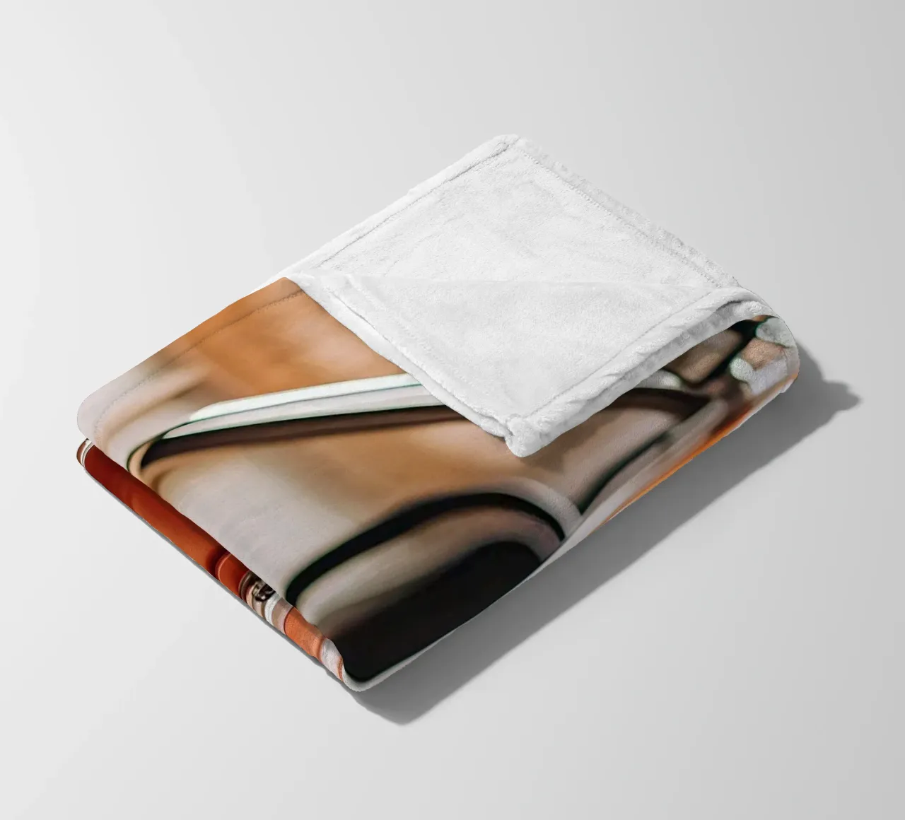 Roter Oldtimer Fleecedecke von CAR EDITION