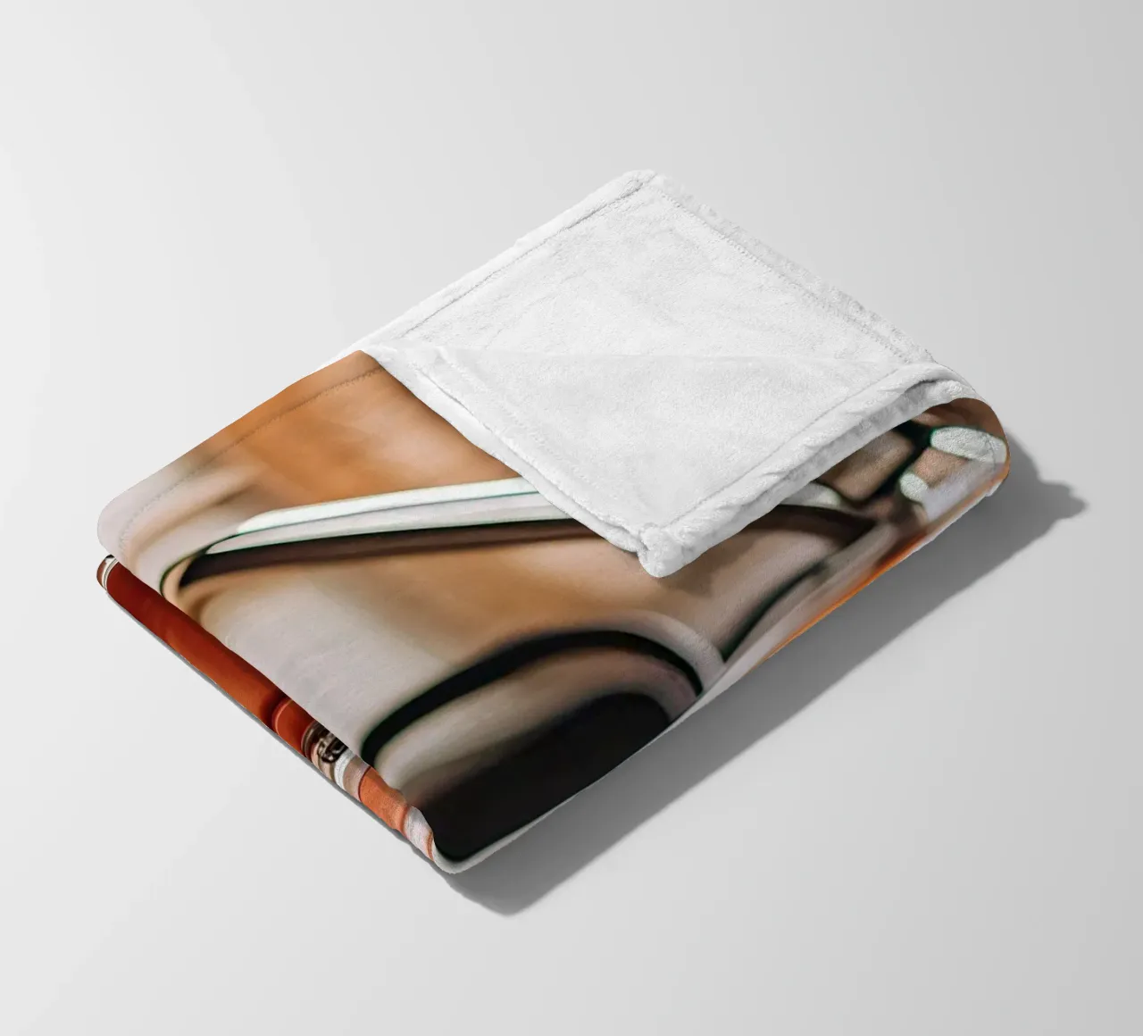 Roter Oldtimer Fleecedecke von CAR EDITION