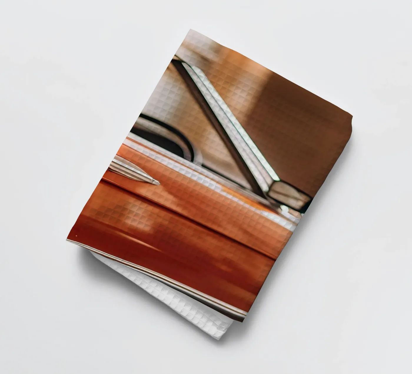 Roter Oldtimer Geschirrtuch von CAR EDITION