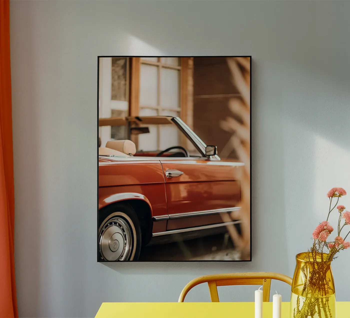 Auto d'epoca rossa plexiglass da CAR EDITION