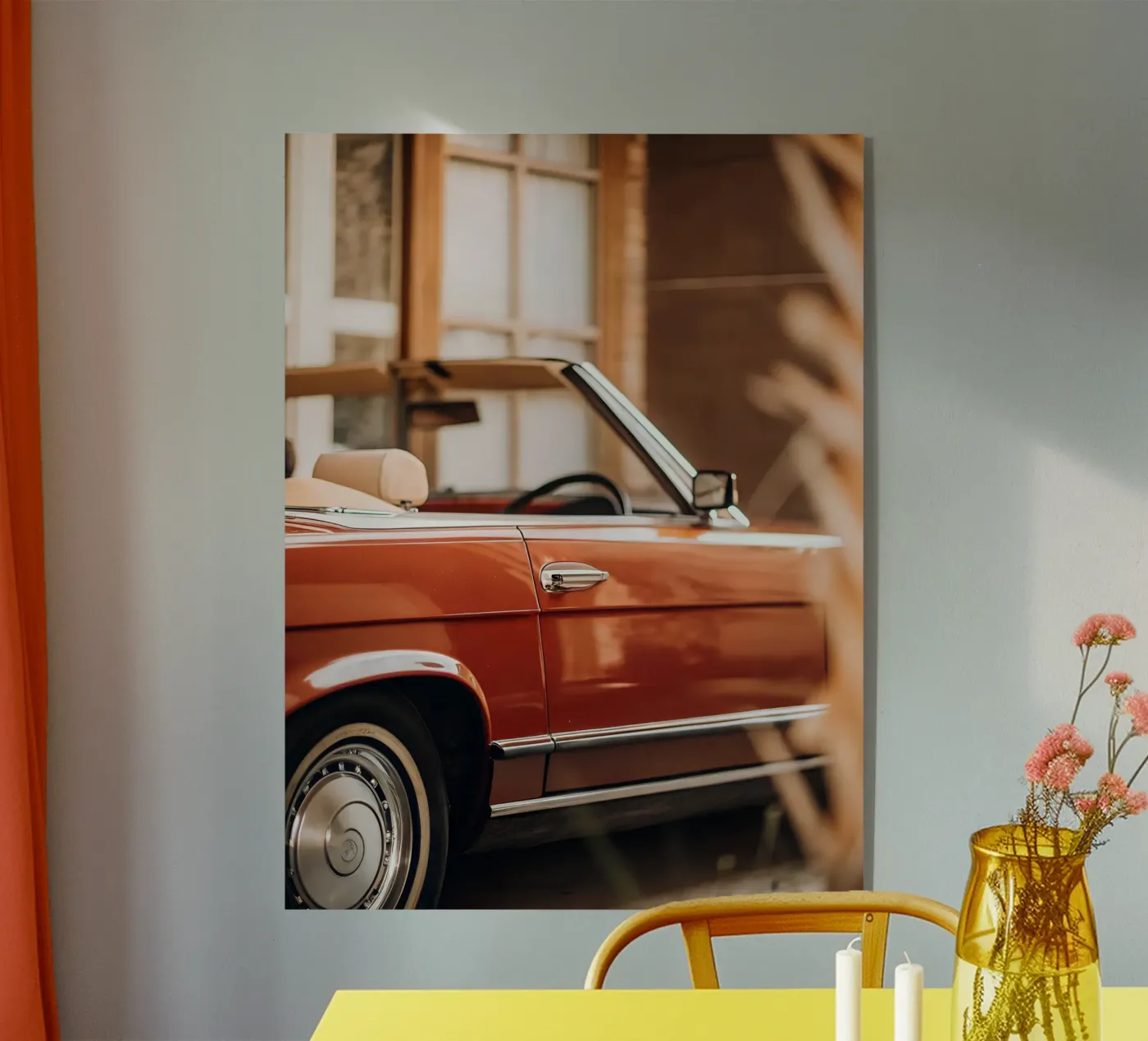 Auto d'epoca rossa plexiglass da CAR EDITION