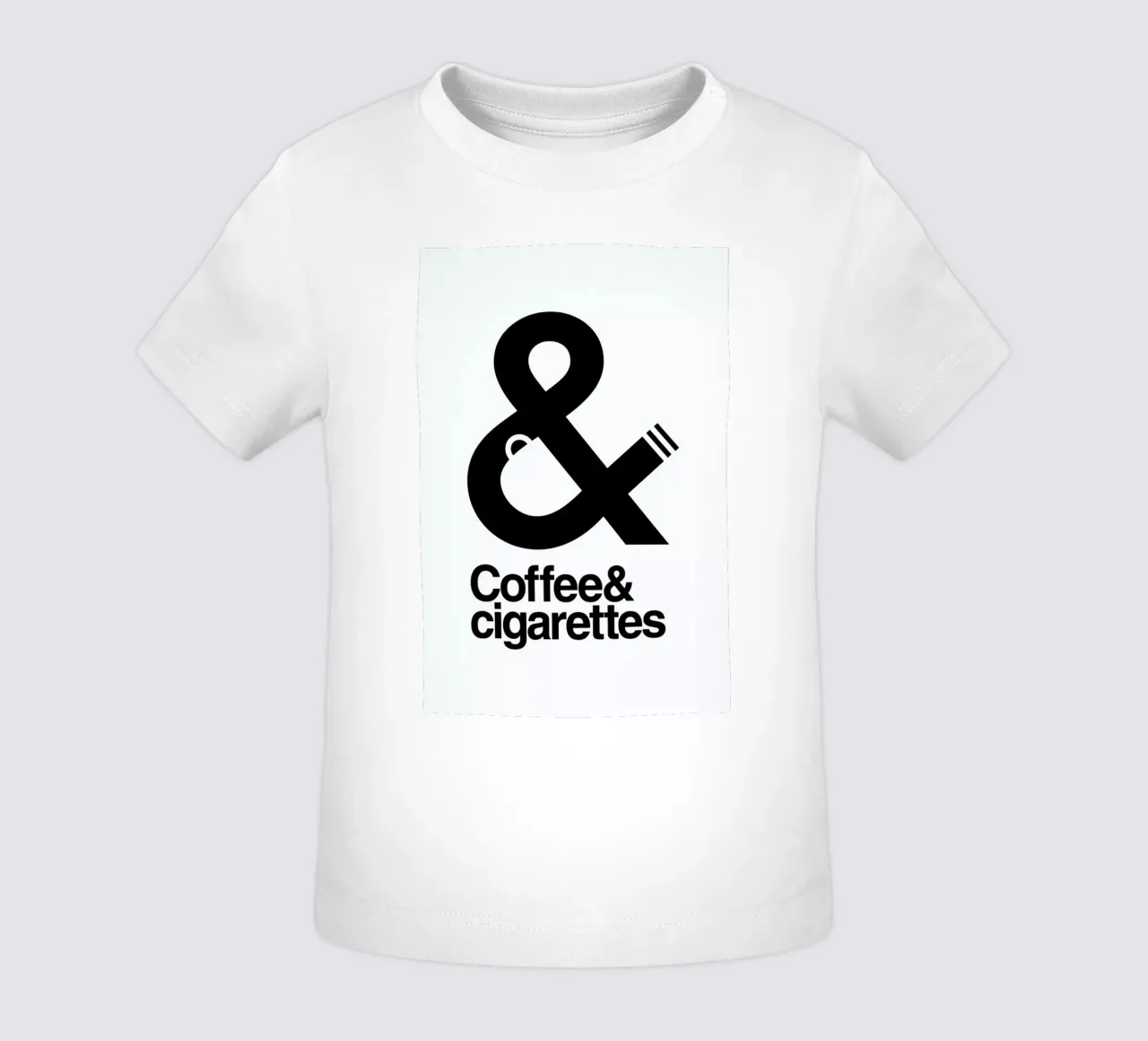 Coffee And Cigarettes 01 maglietta neonato da Viktor Hertz