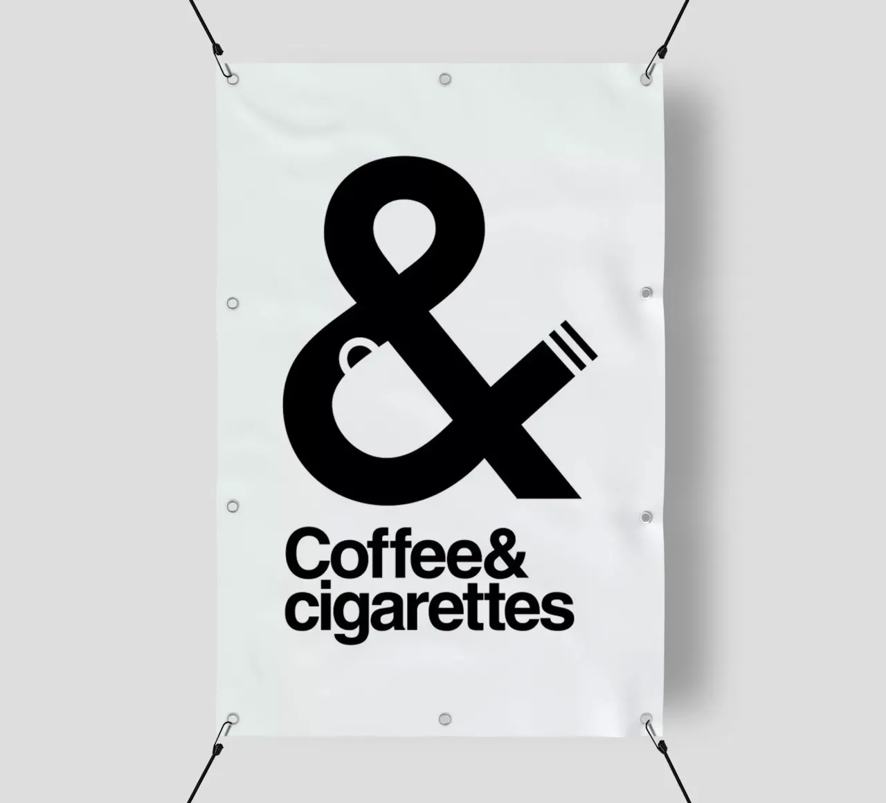 Coffee And Cigarettes 01 telo in pvc da Viktor Hertz