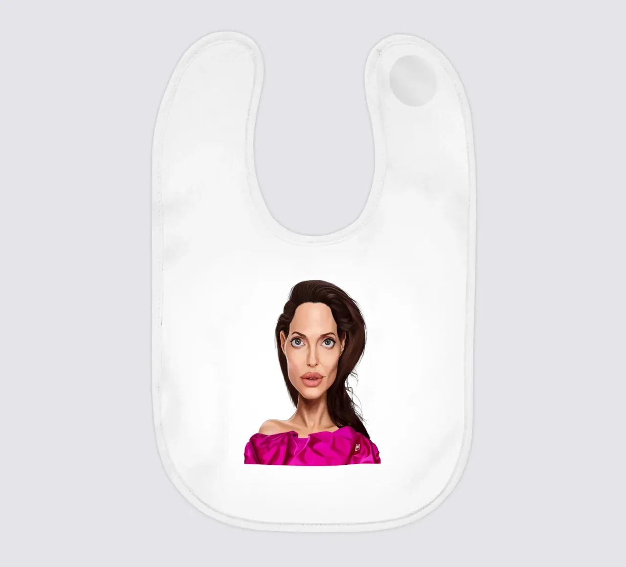 Angelina Jolie bavaglino da Rob Art | Illustration