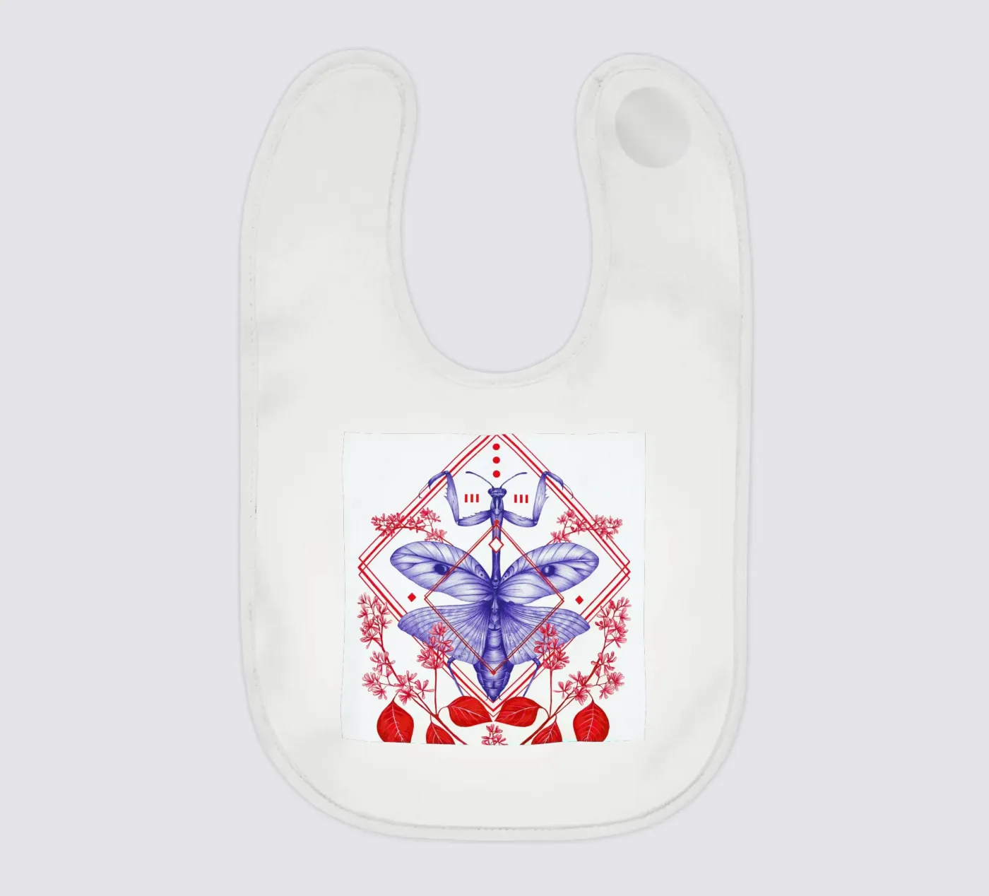 Evolution 3 baby bib by The White Deer