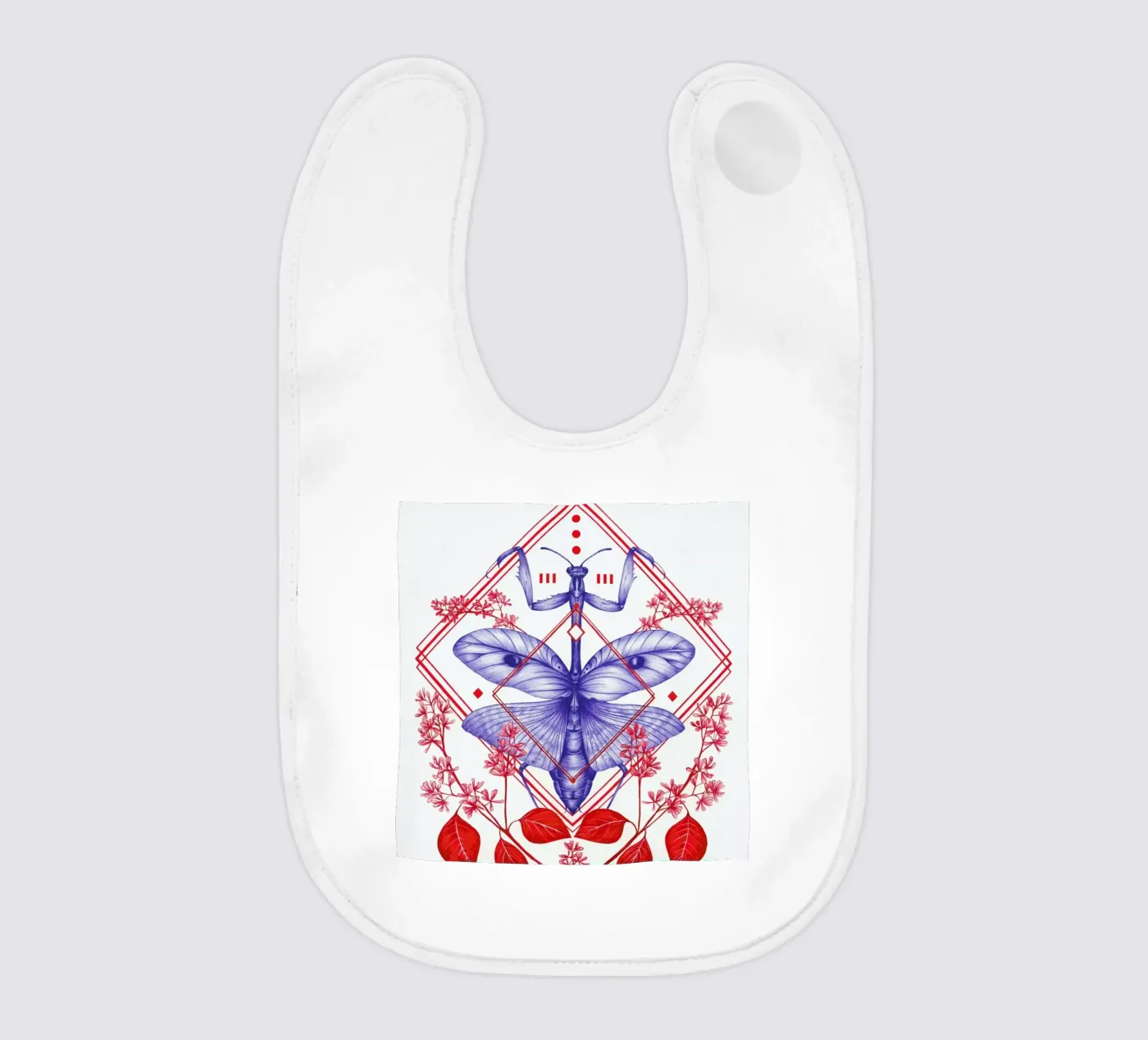 Evolution 3 baby bib by The White Deer