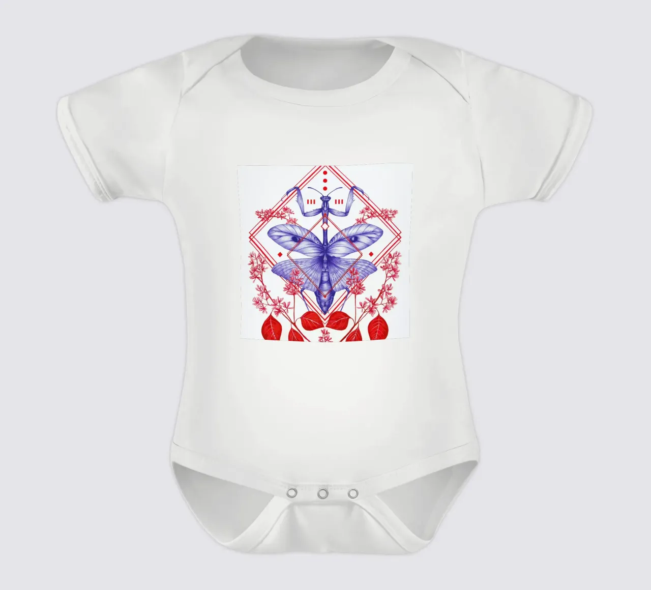 Evolution 3 Kurzarm Babybody von The White Deer