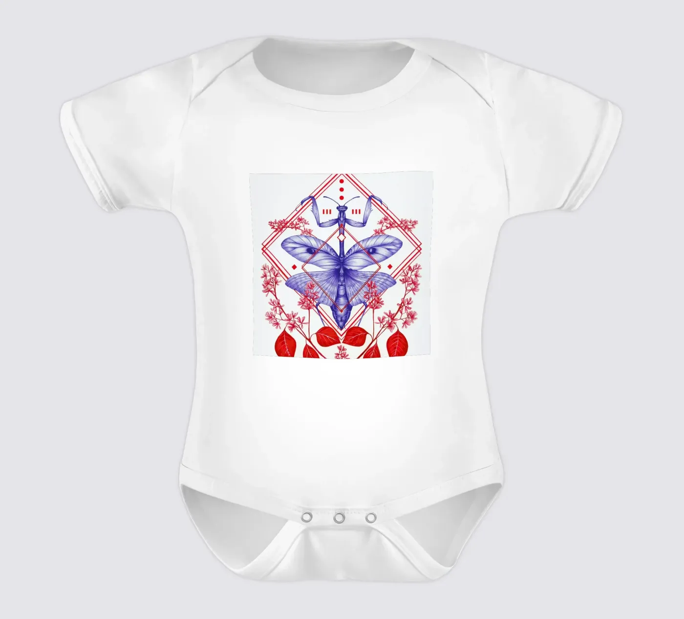 Evolution 3 Kurzarm Babybody von The White Deer