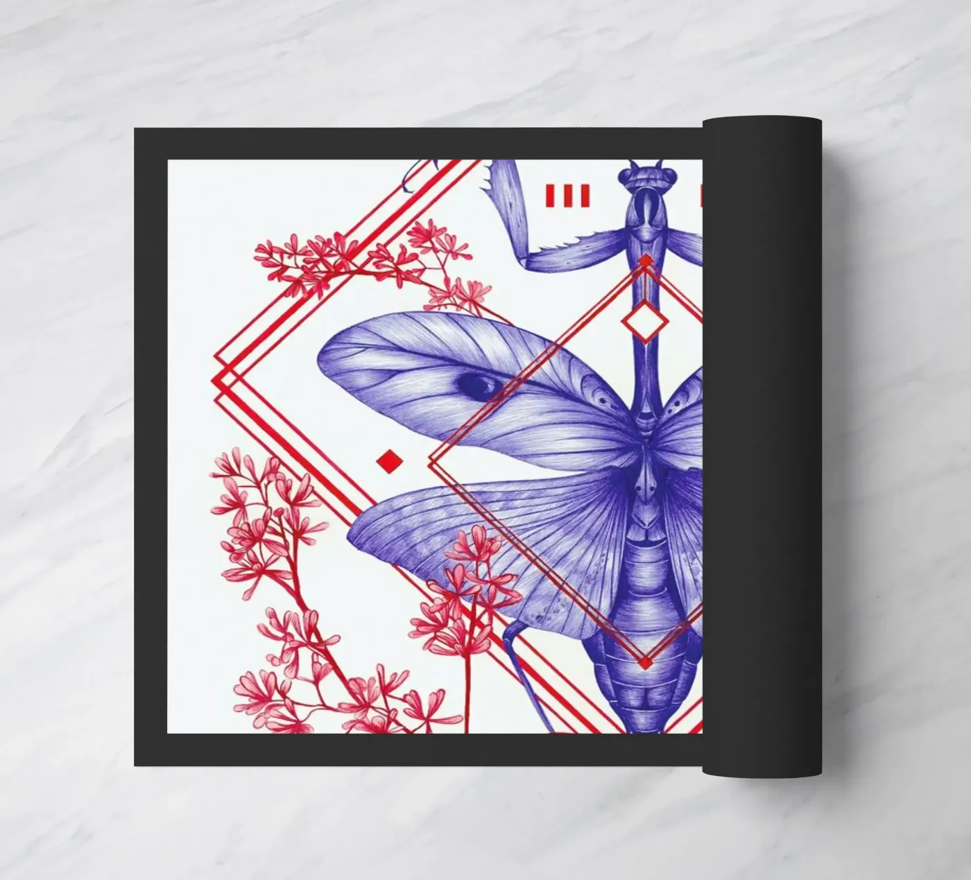 Evolution 3 Fußmatte von The White Deer