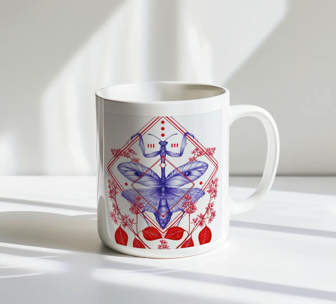 Evolution 3 ceramic mug by The White Deer