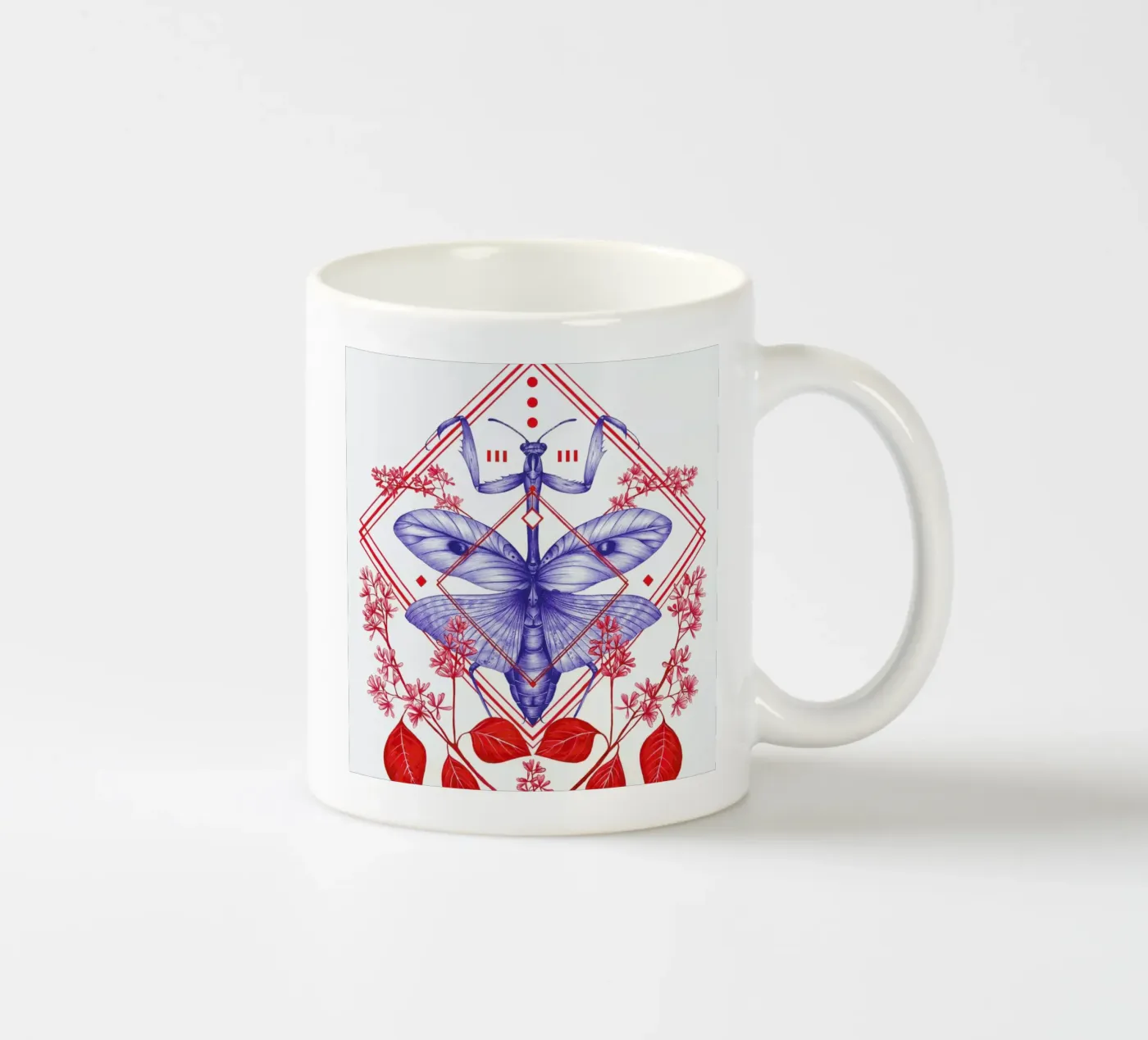 Evolution 3 ceramic mug by The White Deer