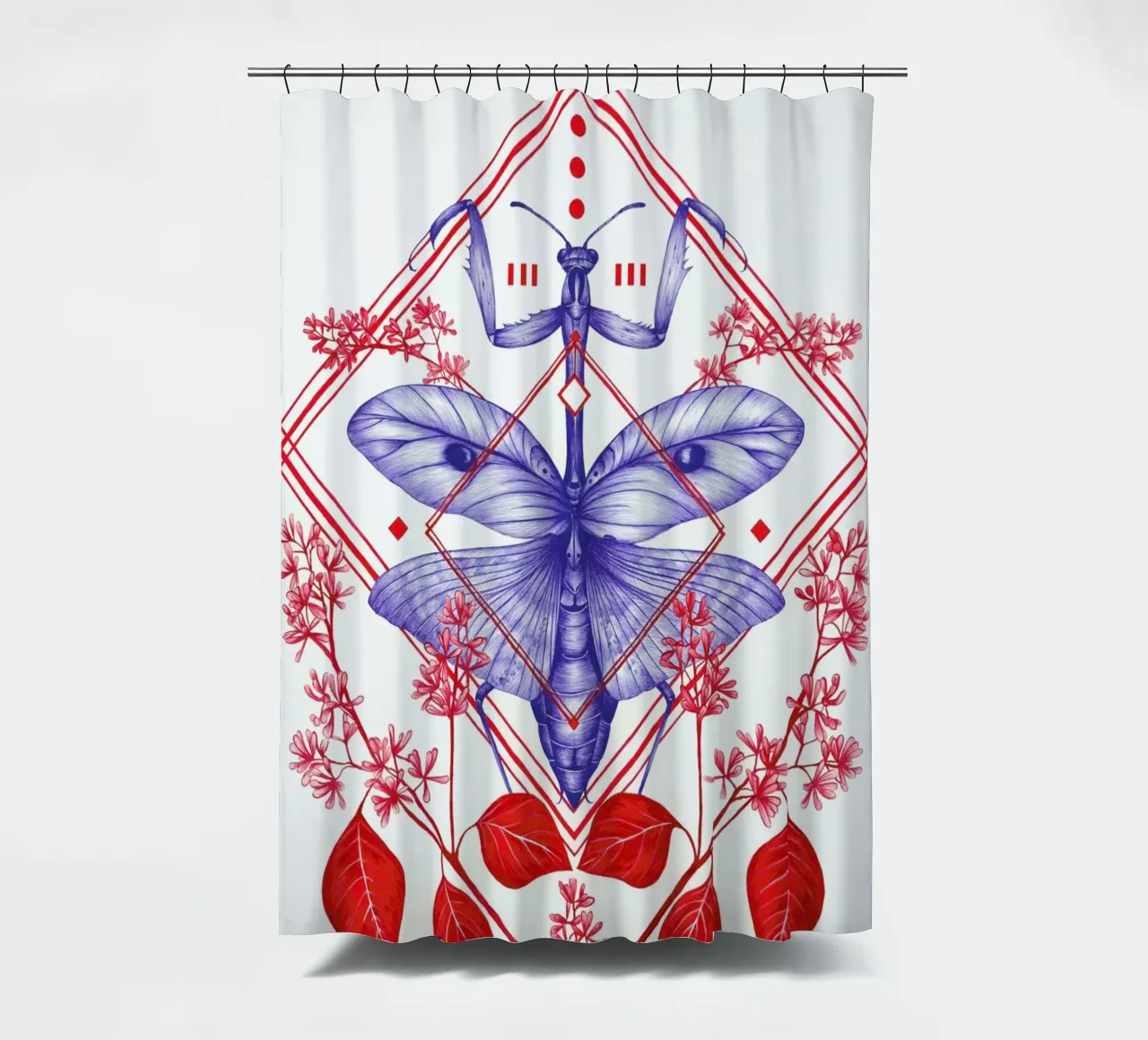 Evolution 3 Duschvorhang von The White Deer