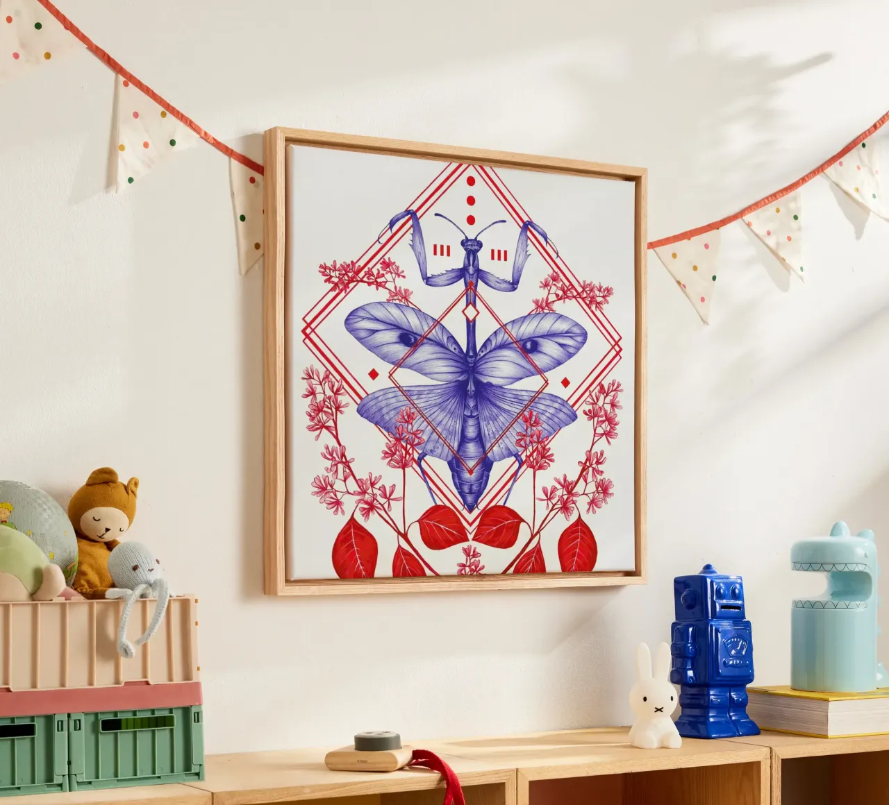 Evolution 3 tela con Cornice a cassetta da The White Deer