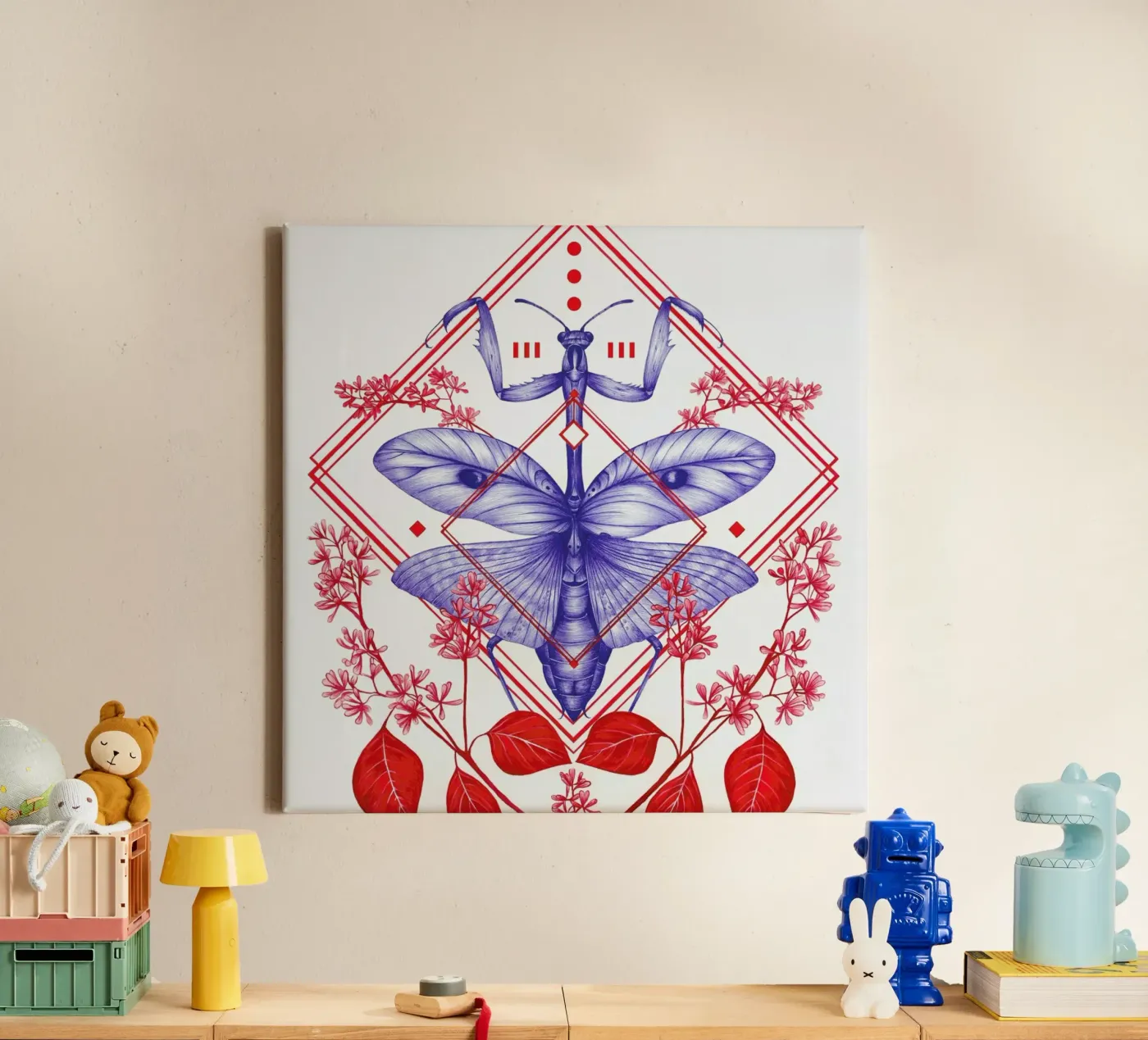 Evolution 3 canvas van The White Deer