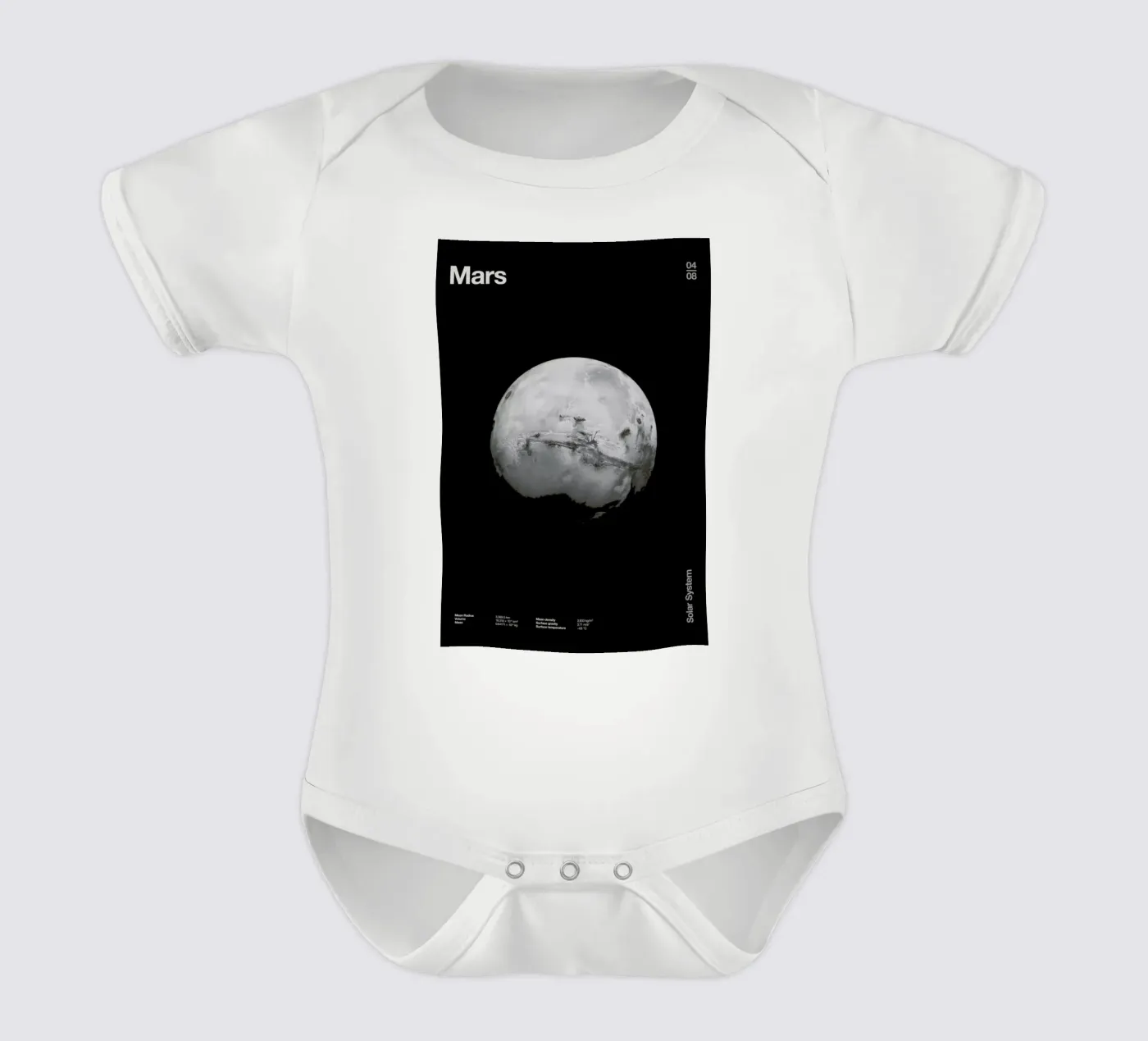 Mars babyrompertje korte mouwen van Florent Bodart