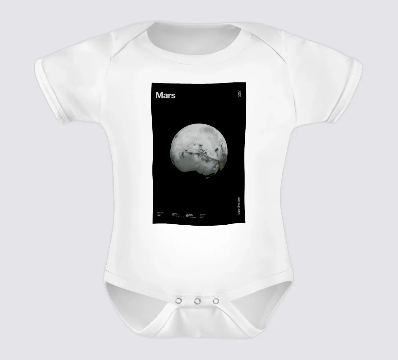 Mars body neonato maniche corte da Florent Bodart
