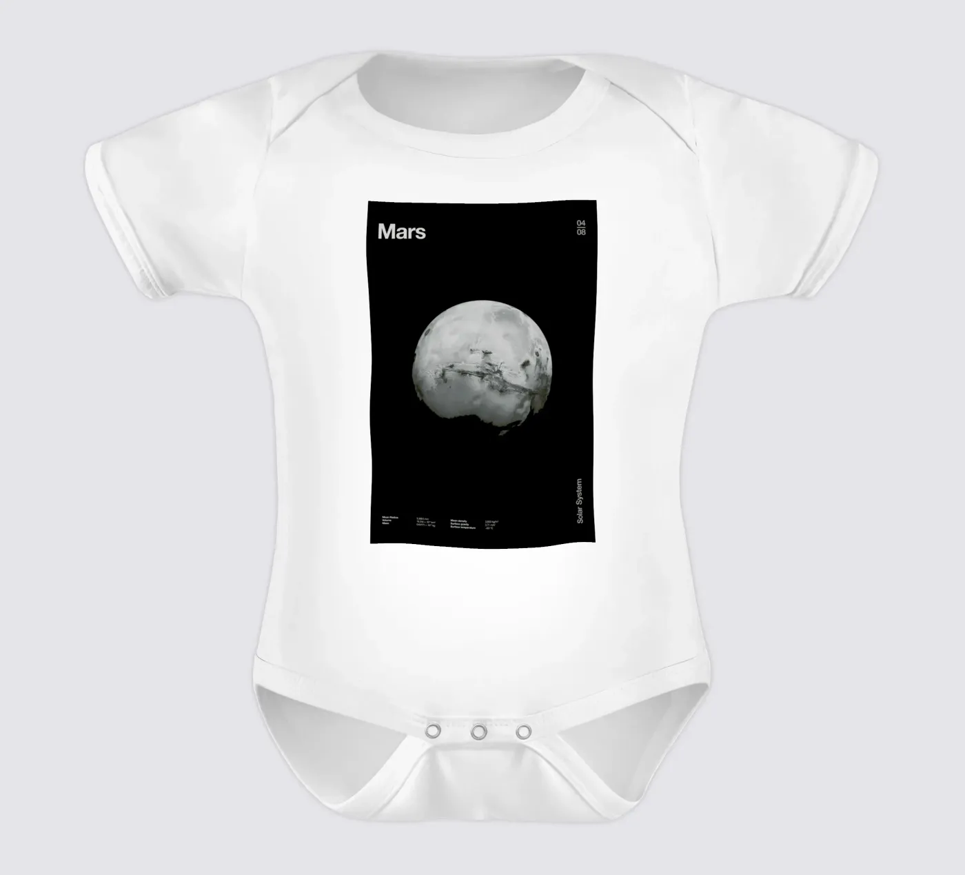 Mars babyrompertje korte mouwen van Florent Bodart