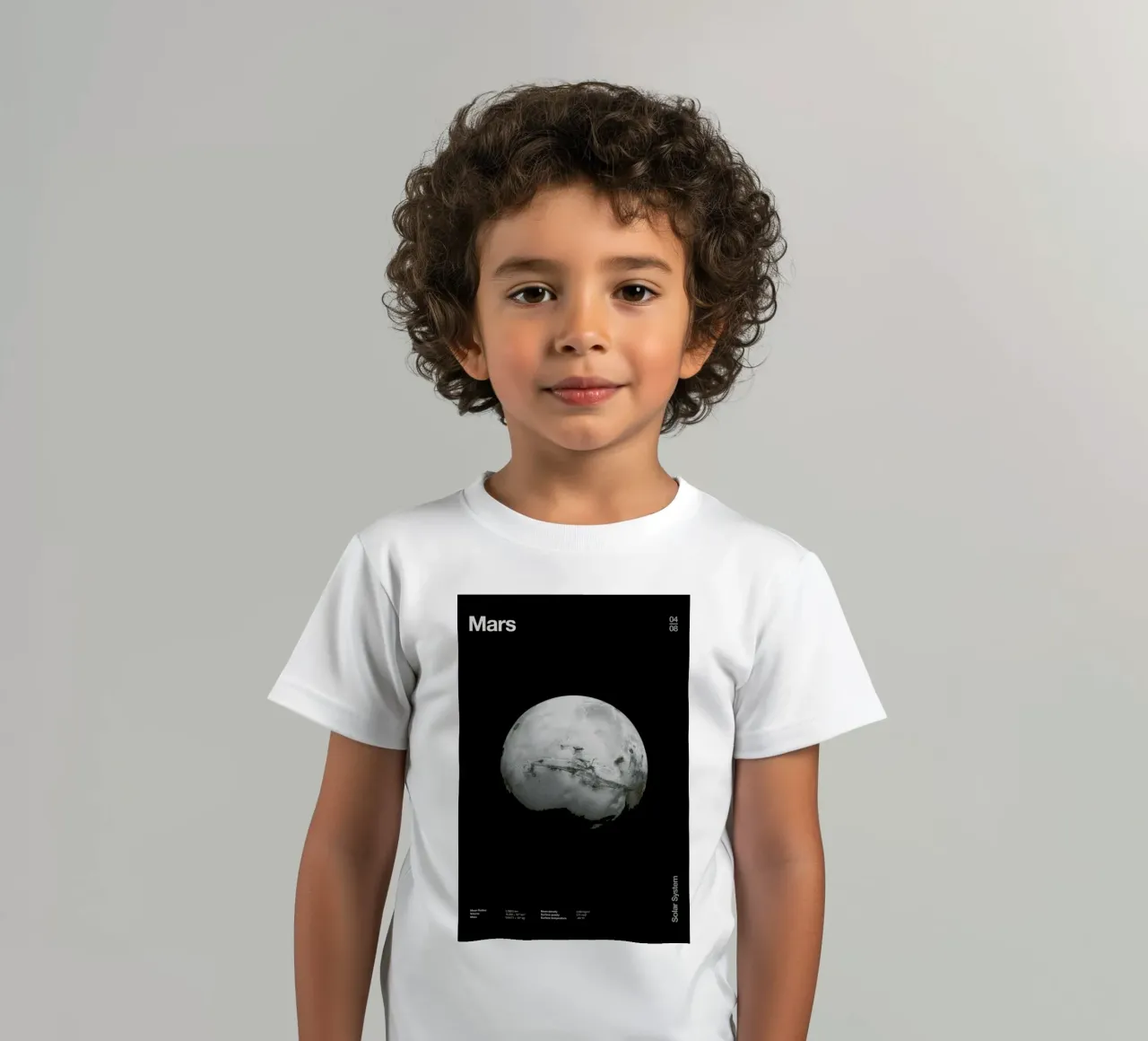 Mars t-shirt bambini da Florent Bodart