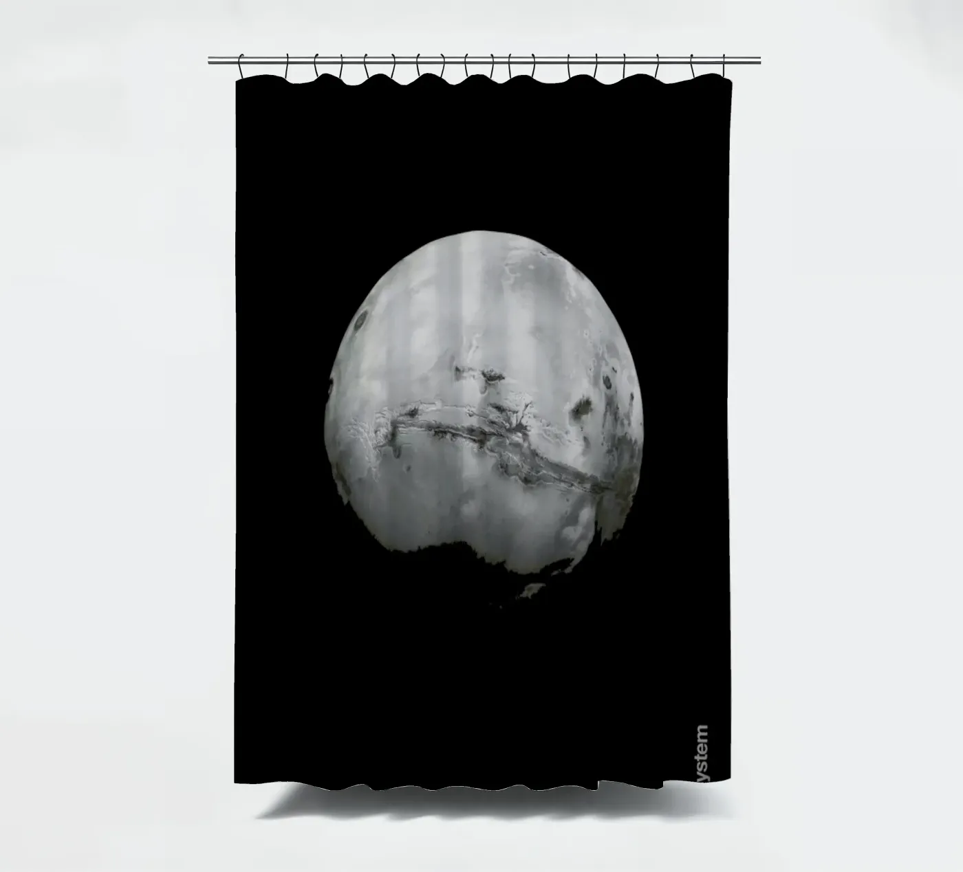Mars Duschvorhang von Florent Bodart
