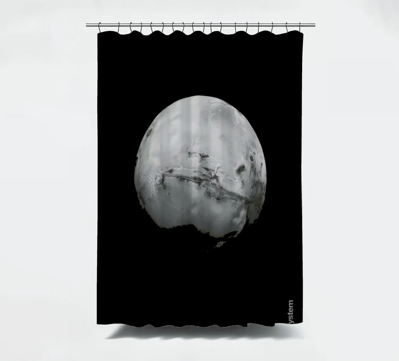 Mars Duschvorhang von Florent Bodart