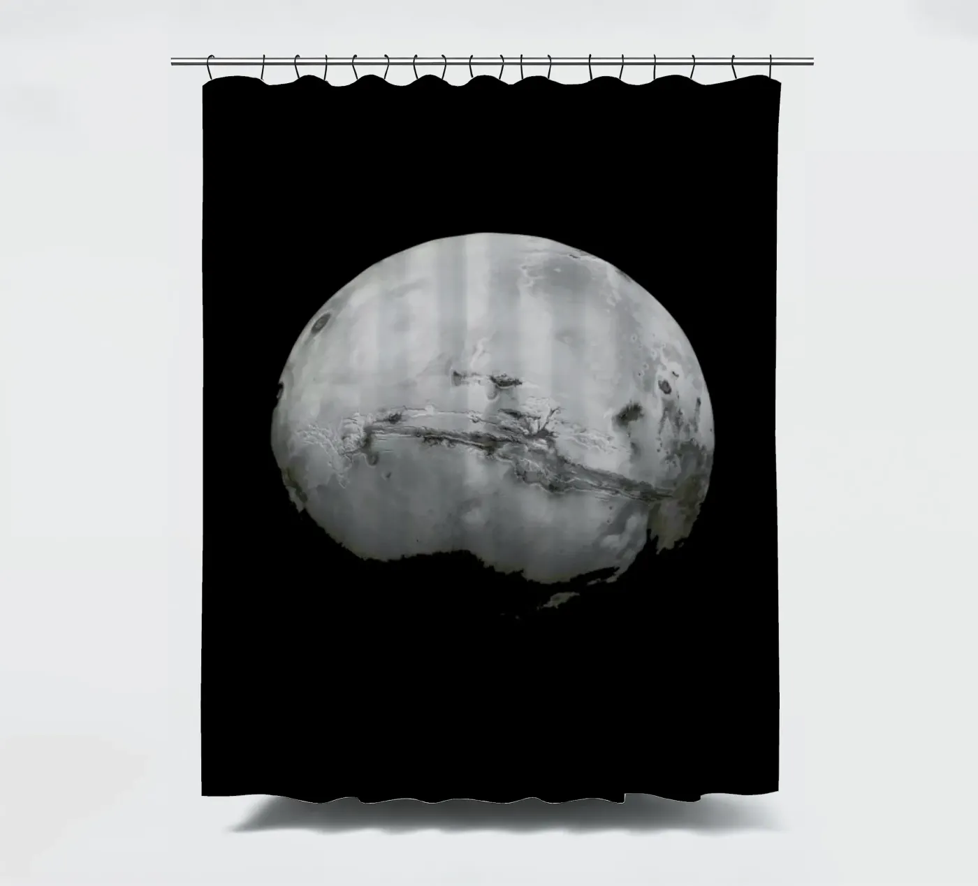 Mars Duschvorhang von Florent Bodart