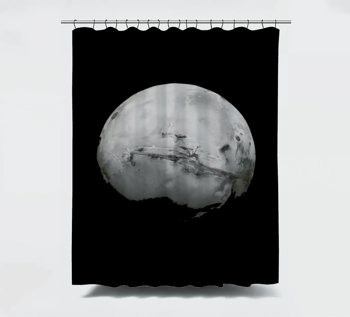 Mars Duschvorhang von Florent Bodart