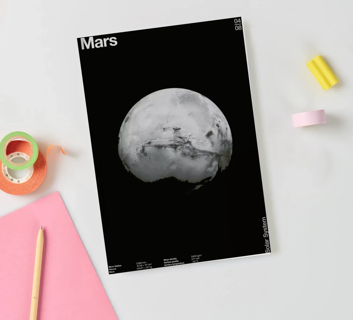 Mars notebook by Florent Bodart