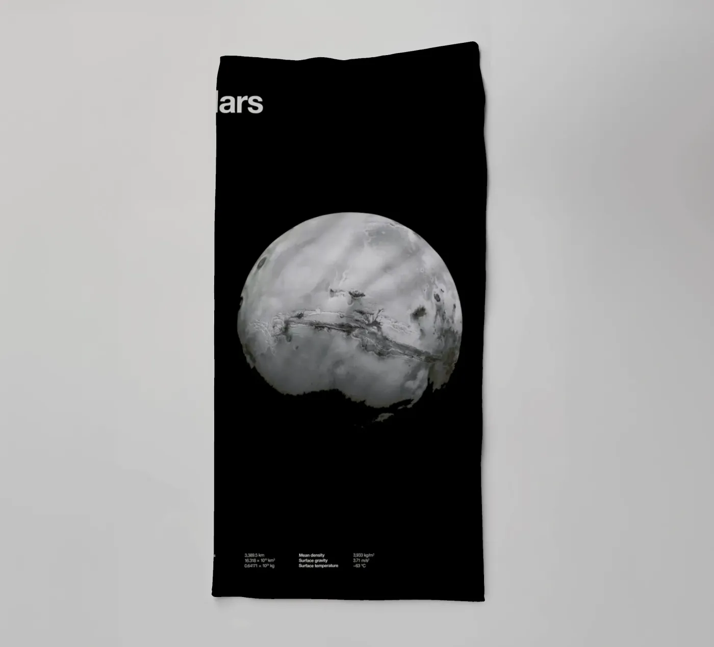 Mars towel by Florent Bodart