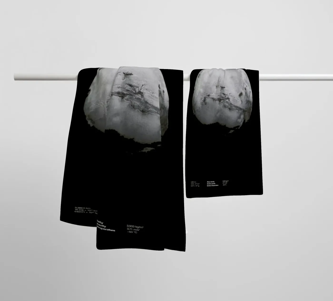 Mars towel by Florent Bodart