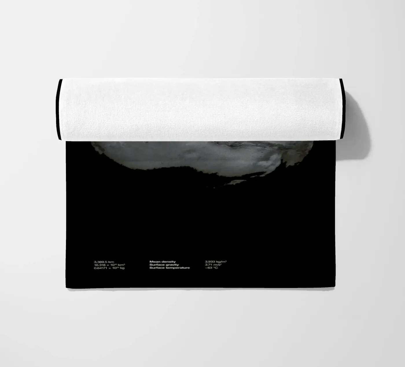 Mars beach towel by Florent Bodart