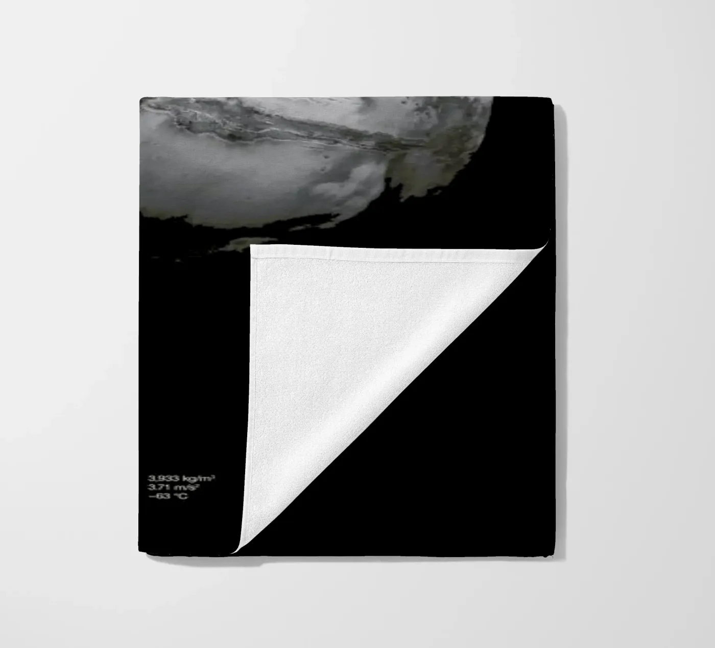 Mars beach towel by Florent Bodart