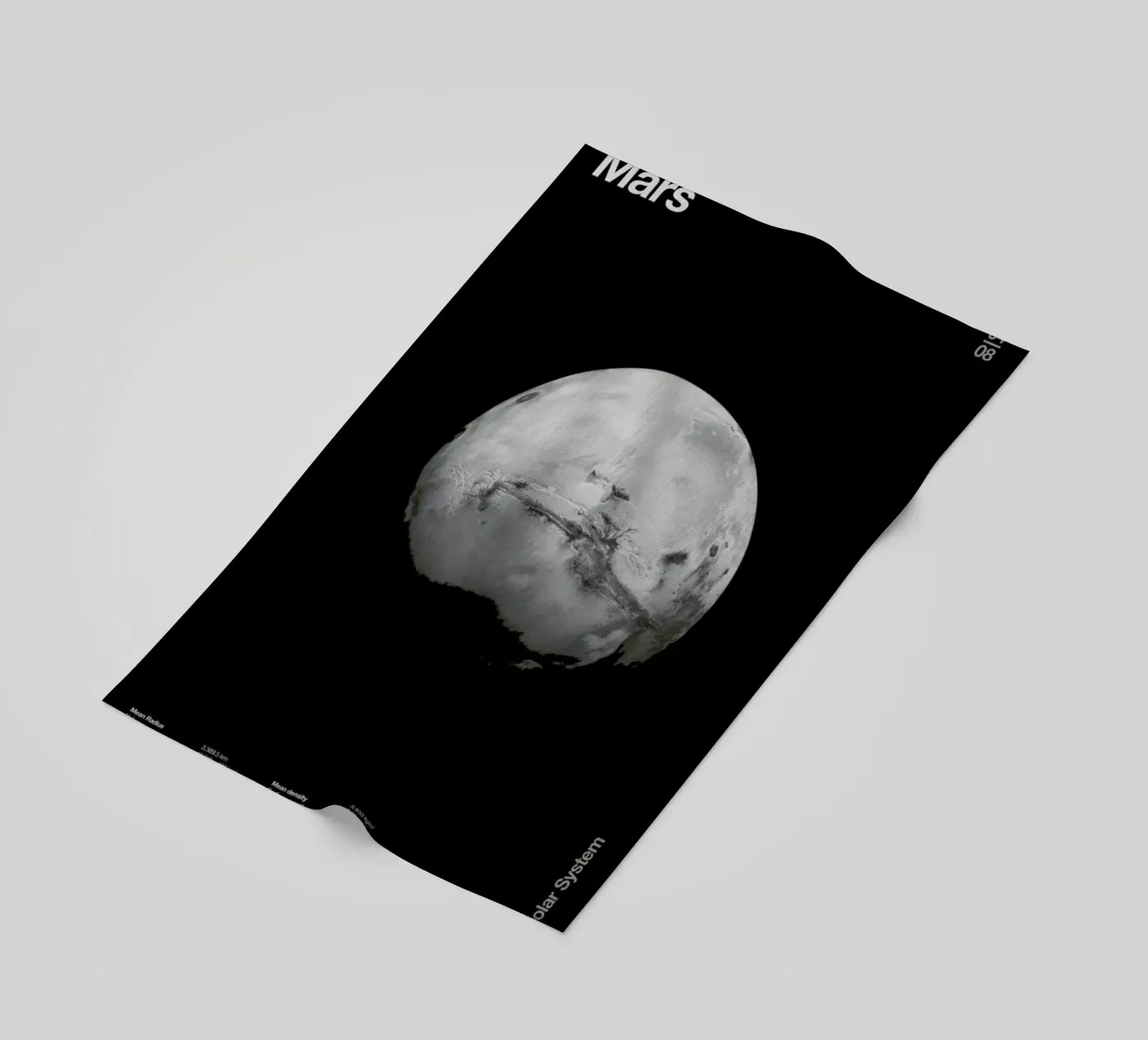 Mars beach towel by Florent Bodart