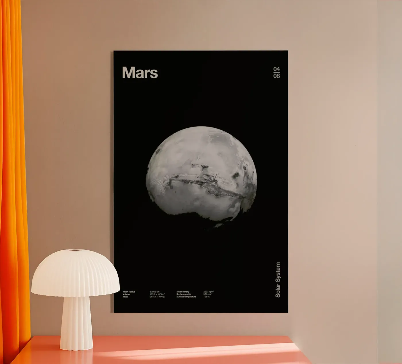 Mars plexiglas de Florent Bodart