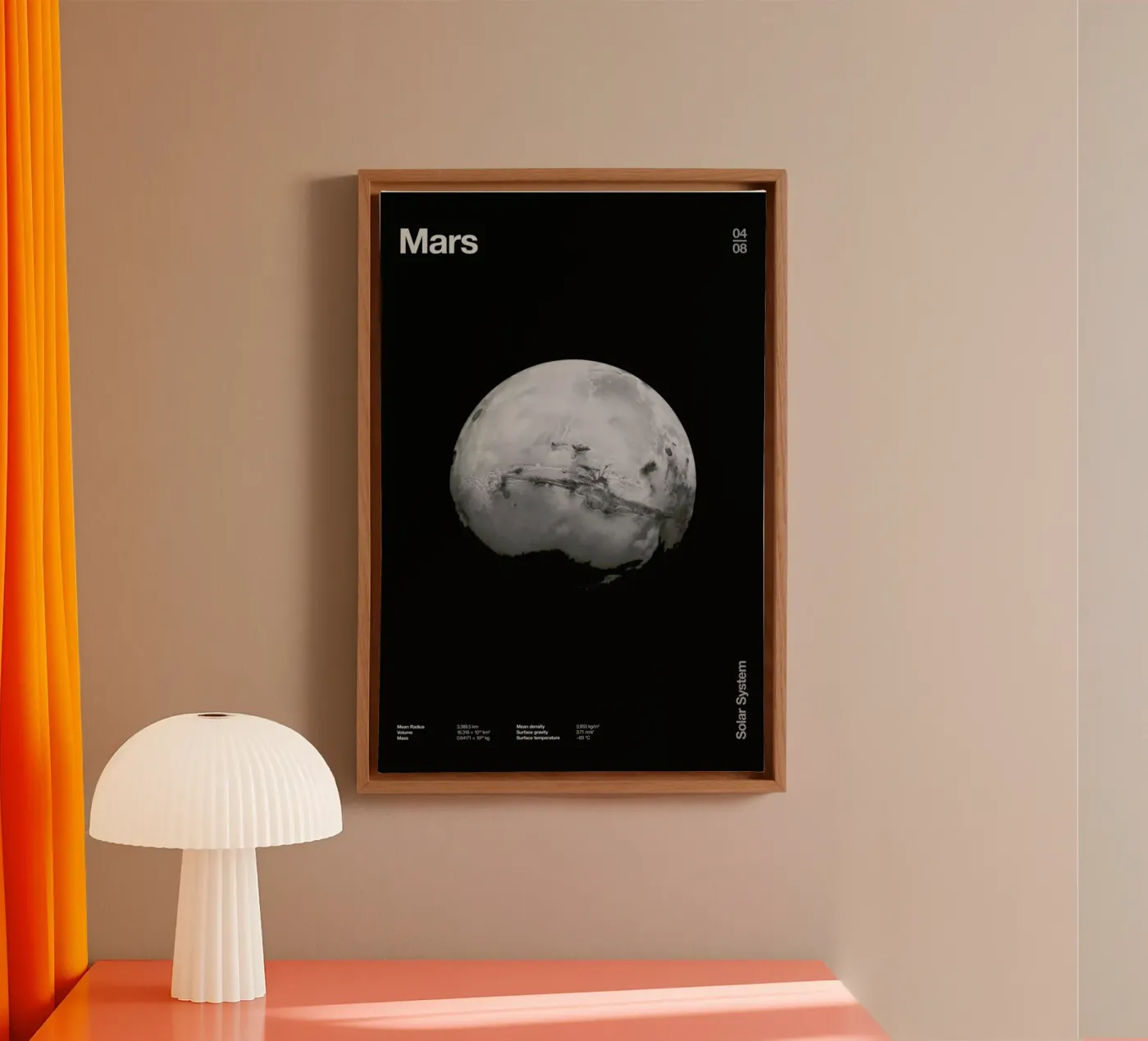 Mars Leinwand von Florent Bodart