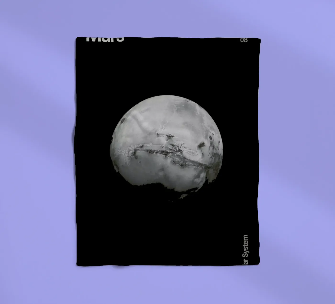Mars Fleecedecke von Florent Bodart