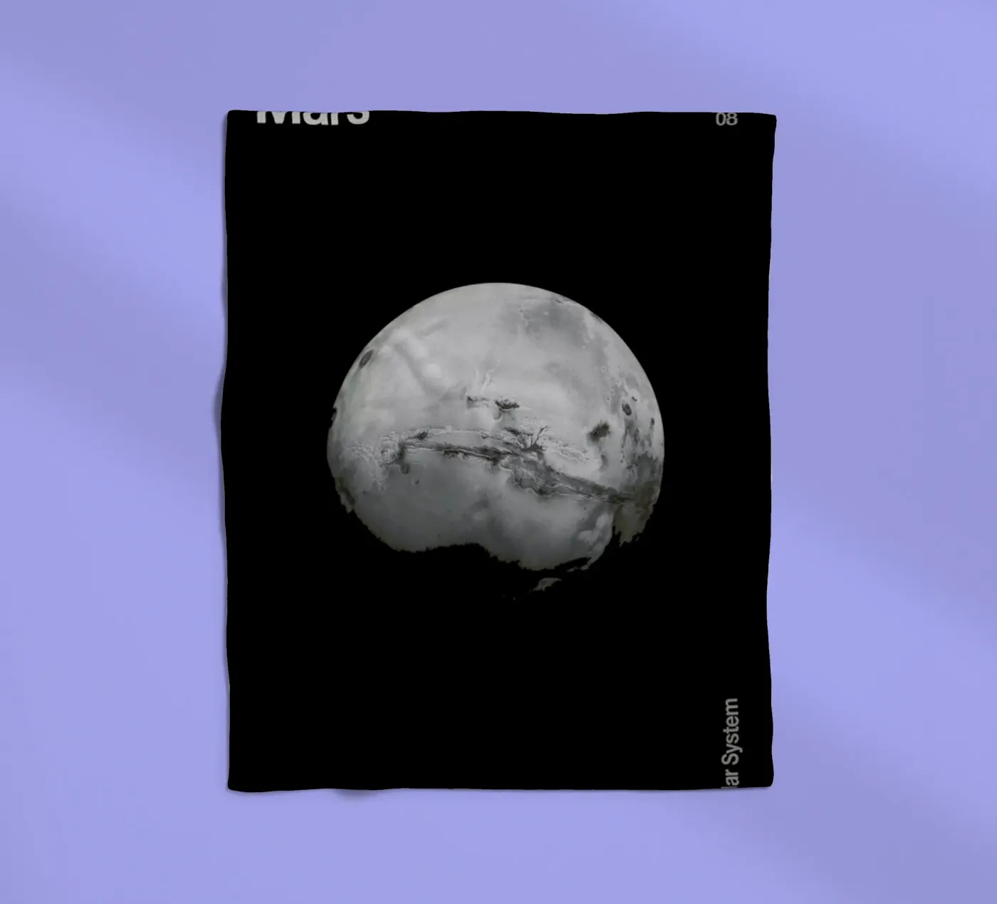 Mars fleece blanket by Florent Bodart
