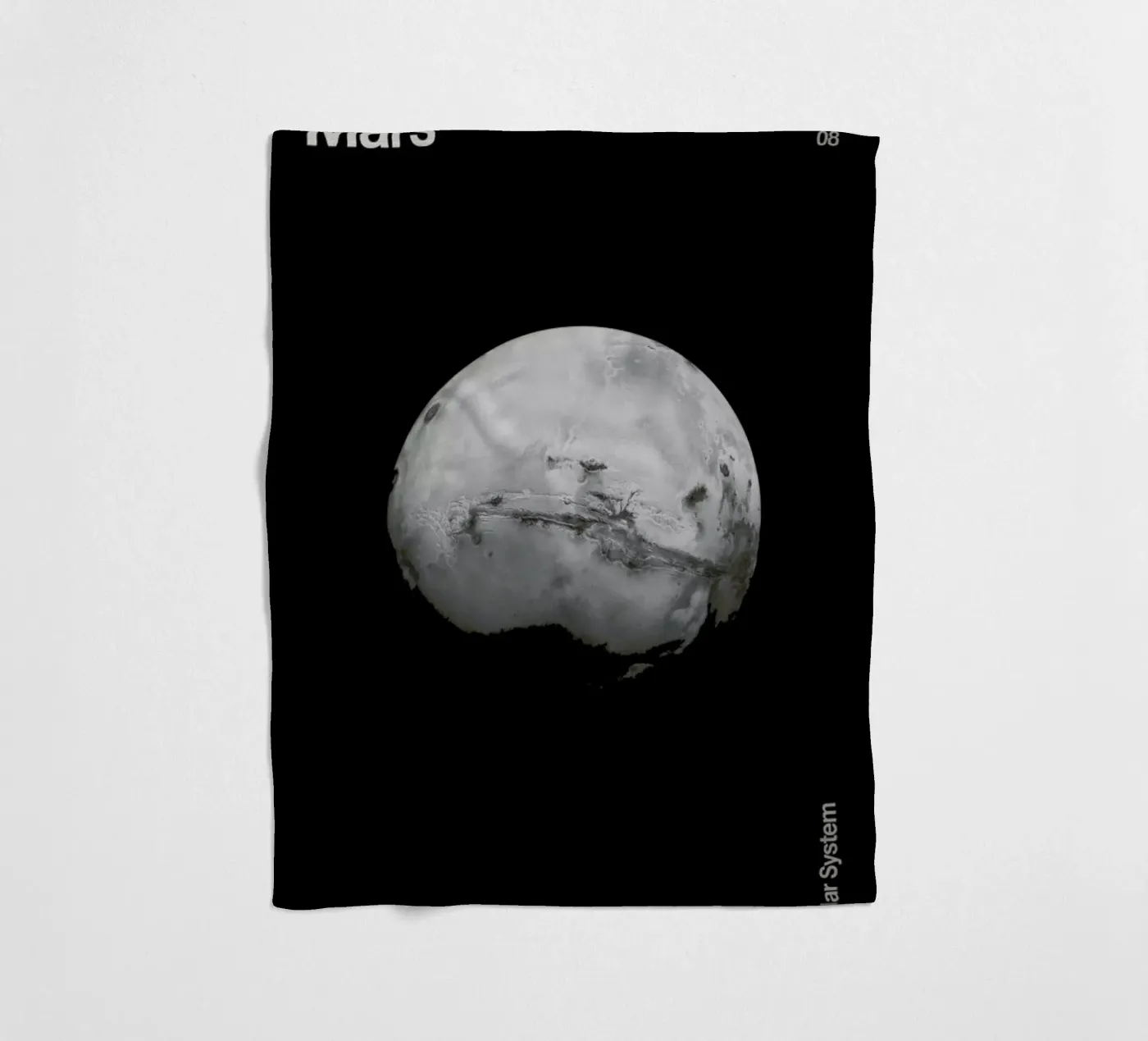 Mars fleece blanket by Florent Bodart