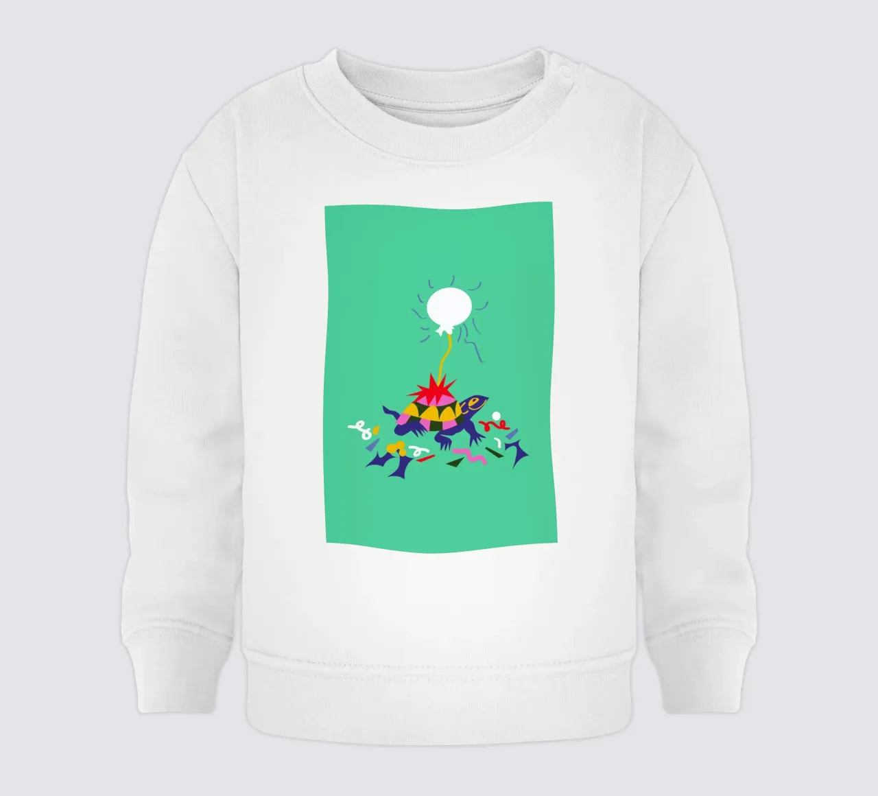 Party Turtle felpa neonato da Mariery Young