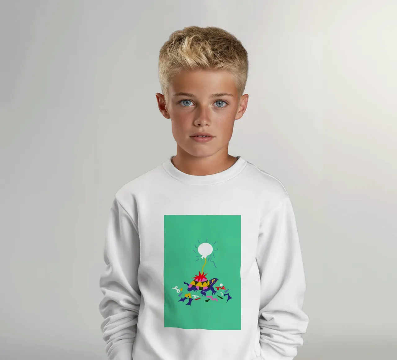 Party Turtle felpa bambino da Mariery Young