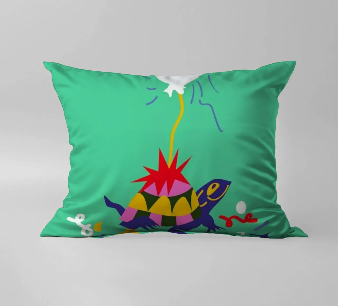 Party Turtle cuscino da Mariery Young