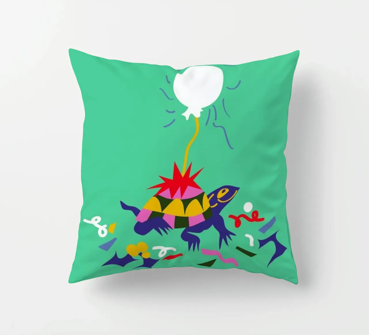Party Turtle cuscino da Mariery Young