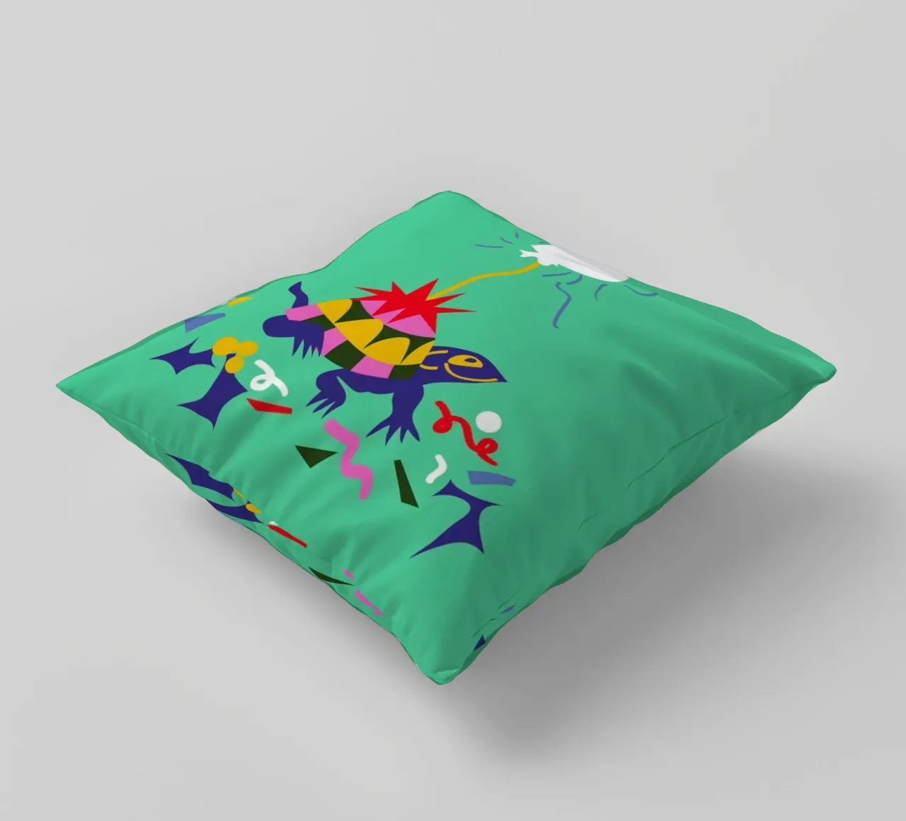 Party Turtle cuscino da Mariery Young